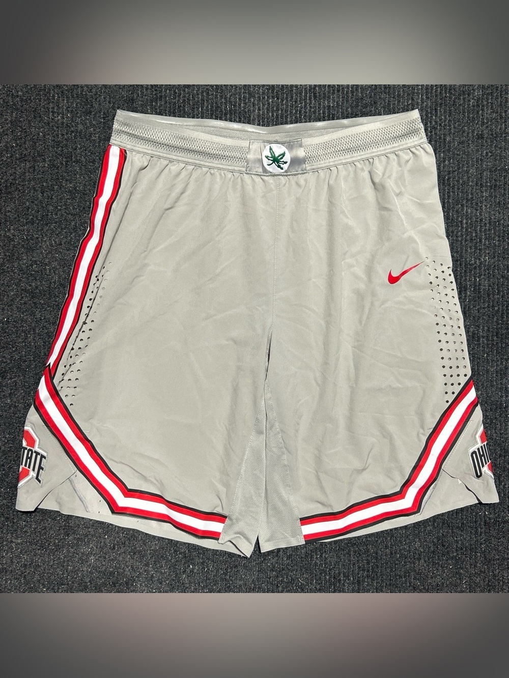 2016-17 Nike Ohio State Buckeyes Basketball Team Issued Game Shorts Size 42